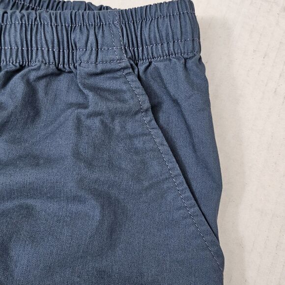 Pact Shorts Mens XL Blue Organic Cotton Twill inside Drawstring Elastic Waist‎ - Picture 5 of 11